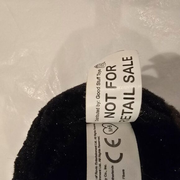 2010 Angry Birds Bomb Black Bird Plush Stuffed Toy 6" Rovio Commonwealth Promo - Picture 7 of 8